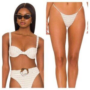 Tularosa Tasya Top and Anisa Bottom - Bronze Stripe
